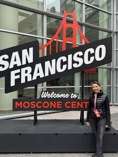 Anfisa at the Moscone Center in San Francisco